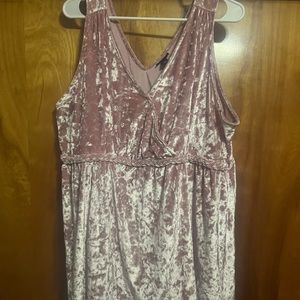 Pink velvet cami Torrid